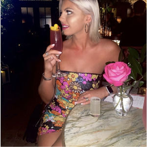 Revolve Lovers + Friends Euclid Bodice Embellished Mini Dress New With Tags